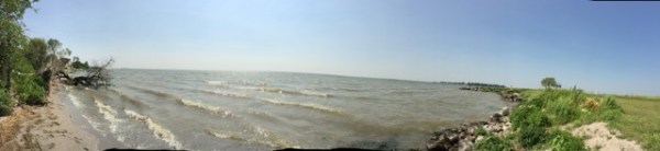 Oak Lake, Manitoba. A lovely place to eat your sandwich and bask in sunshine and a pleasant breeze.