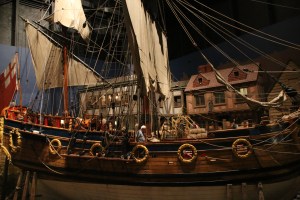 The replica of Nonsuch at the Manitoba Museum. 