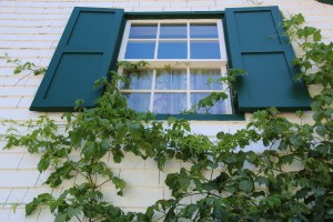 A window at the Green Gables house. 