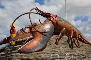 It really is a giant lobster. 